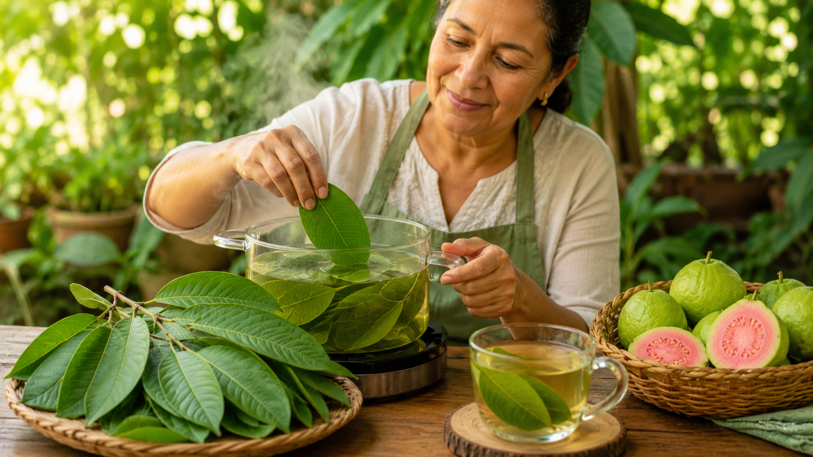 beneficios del te de hojas de guayaba